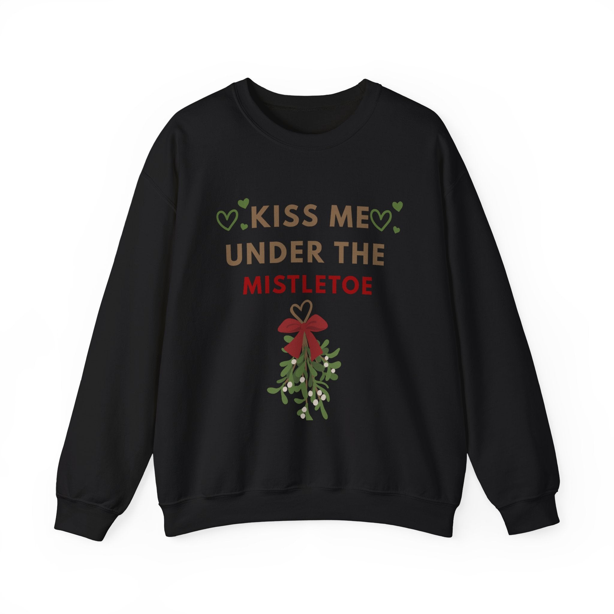 Matching Kiss Me Under The Mistletoe - Unisex Heavy Blend™ Crewneck Sweatshirt