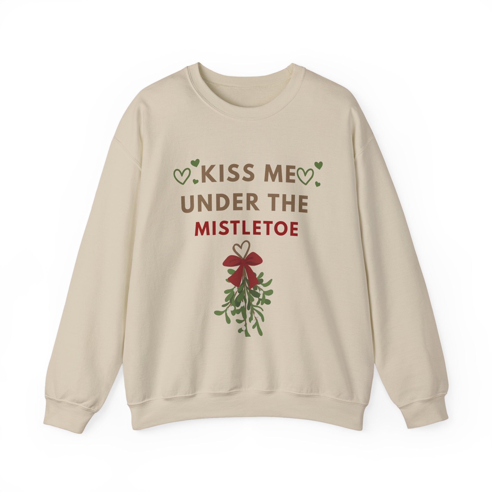 Matching Kiss Me Under The Mistletoe - Unisex Heavy Blend™ Crewneck Sweatshirt