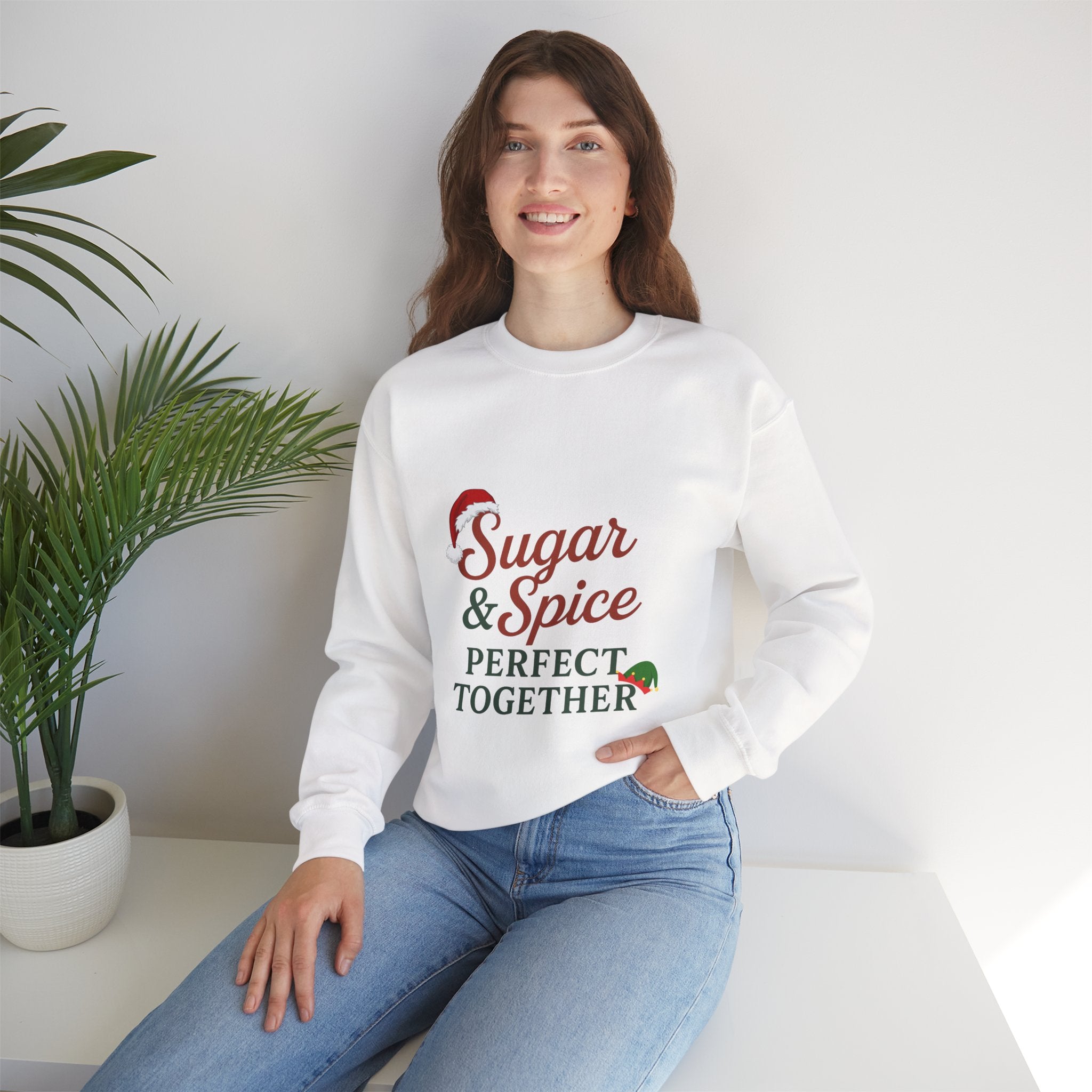 Matching His & Her's Sugar and Spice Perfect Together - Crewneck Sweatshirt