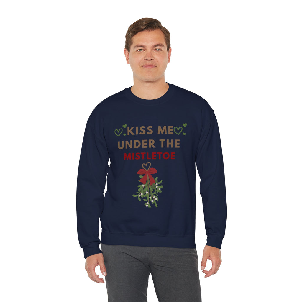Matching Kiss Me Under The Mistletoe - Unisex Heavy Blend™ Crewneck Sweatshirt
