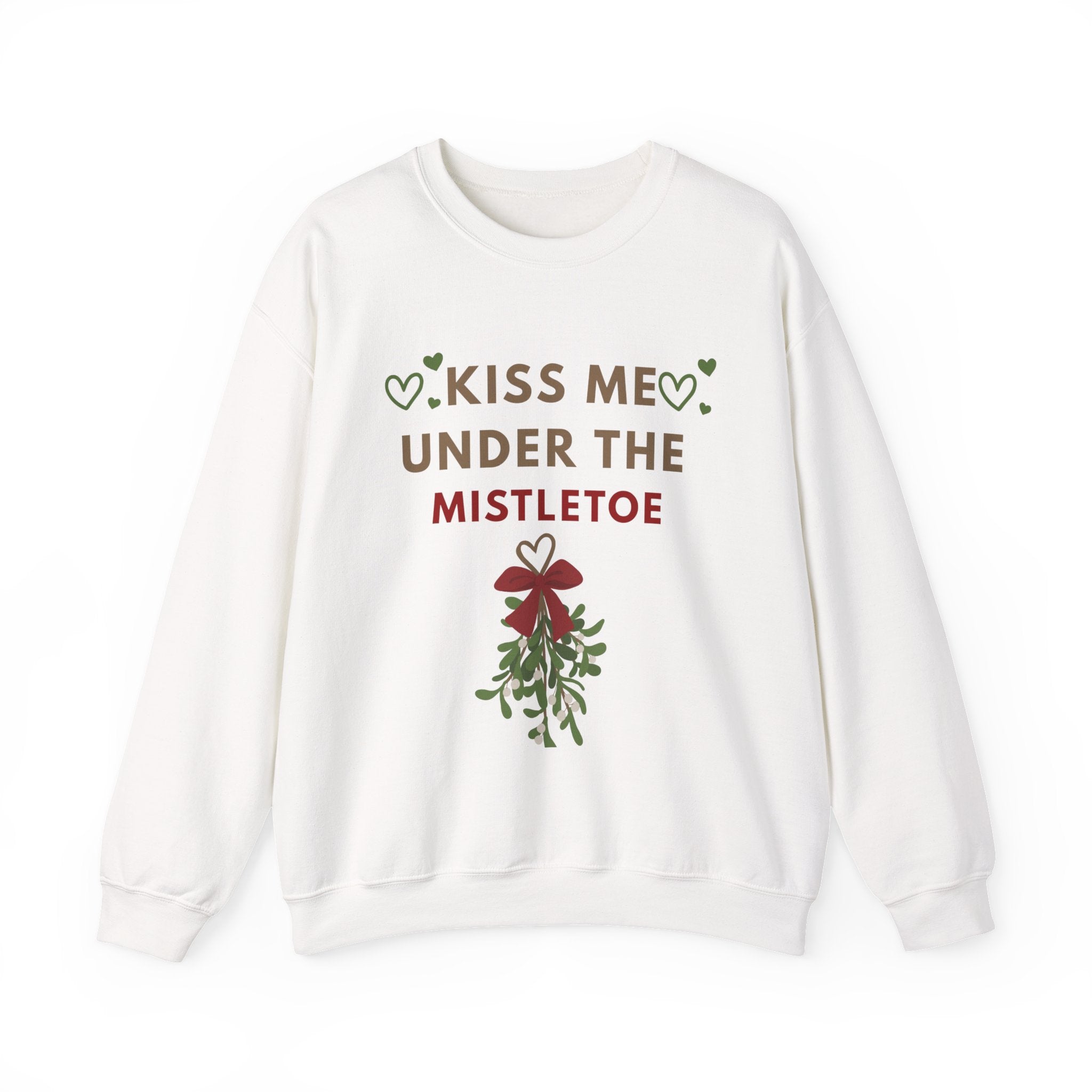 Matching Kiss Me Under The Mistletoe - Unisex Heavy Blend™ Crewneck Sweatshirt