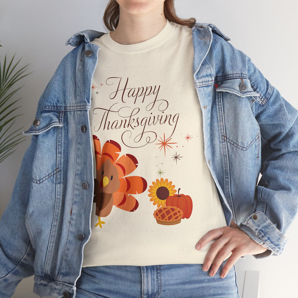 the hidden turkey  Unisex Heavy Cotton tee