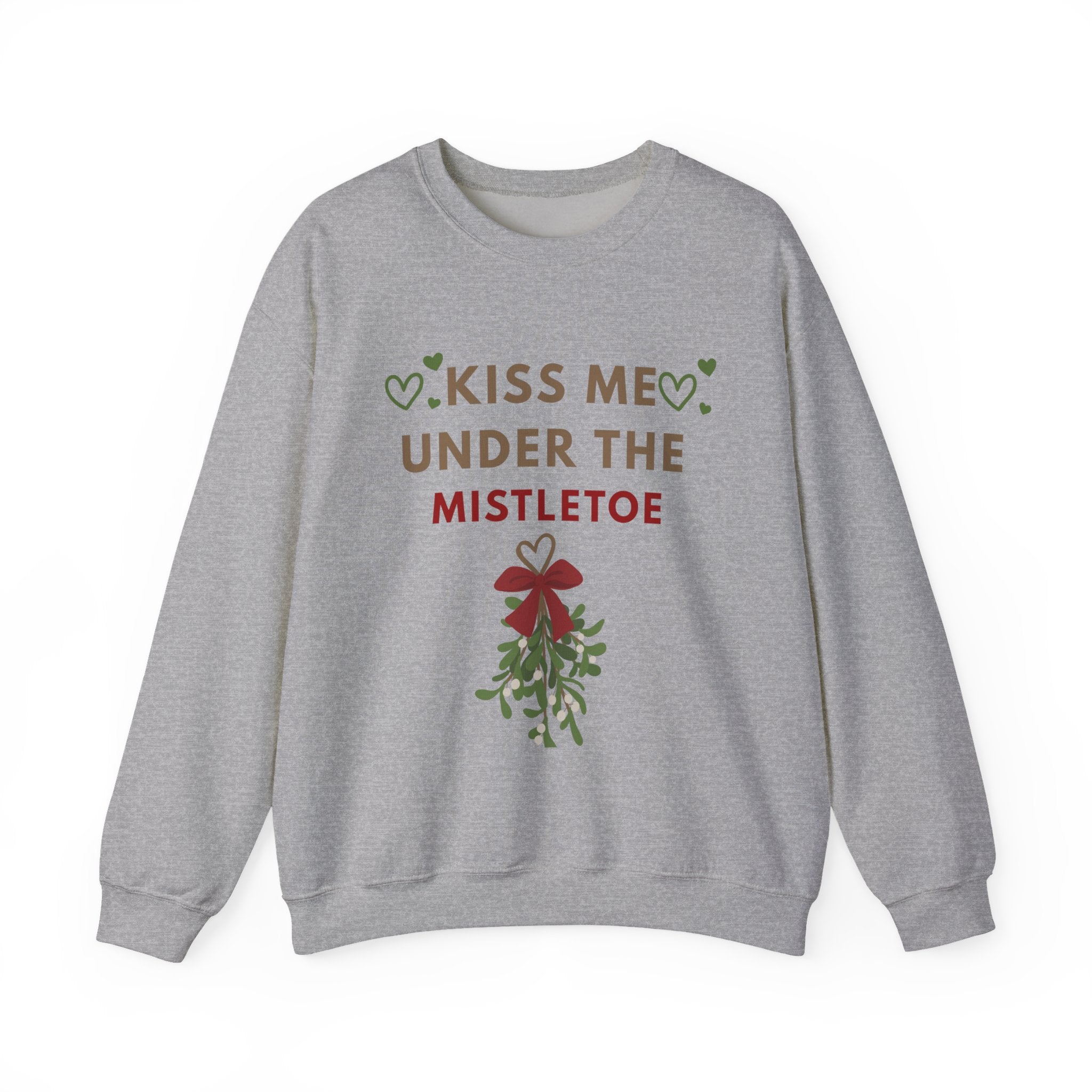 Matching Kiss Me Under The Mistletoe - Unisex Heavy Blend™ Crewneck Sweatshirt