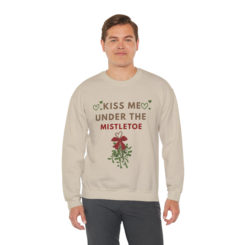 Matching Kiss Me Under The Mistletoe - Unisex Heavy Blend™ Crewneck Sweatshirt