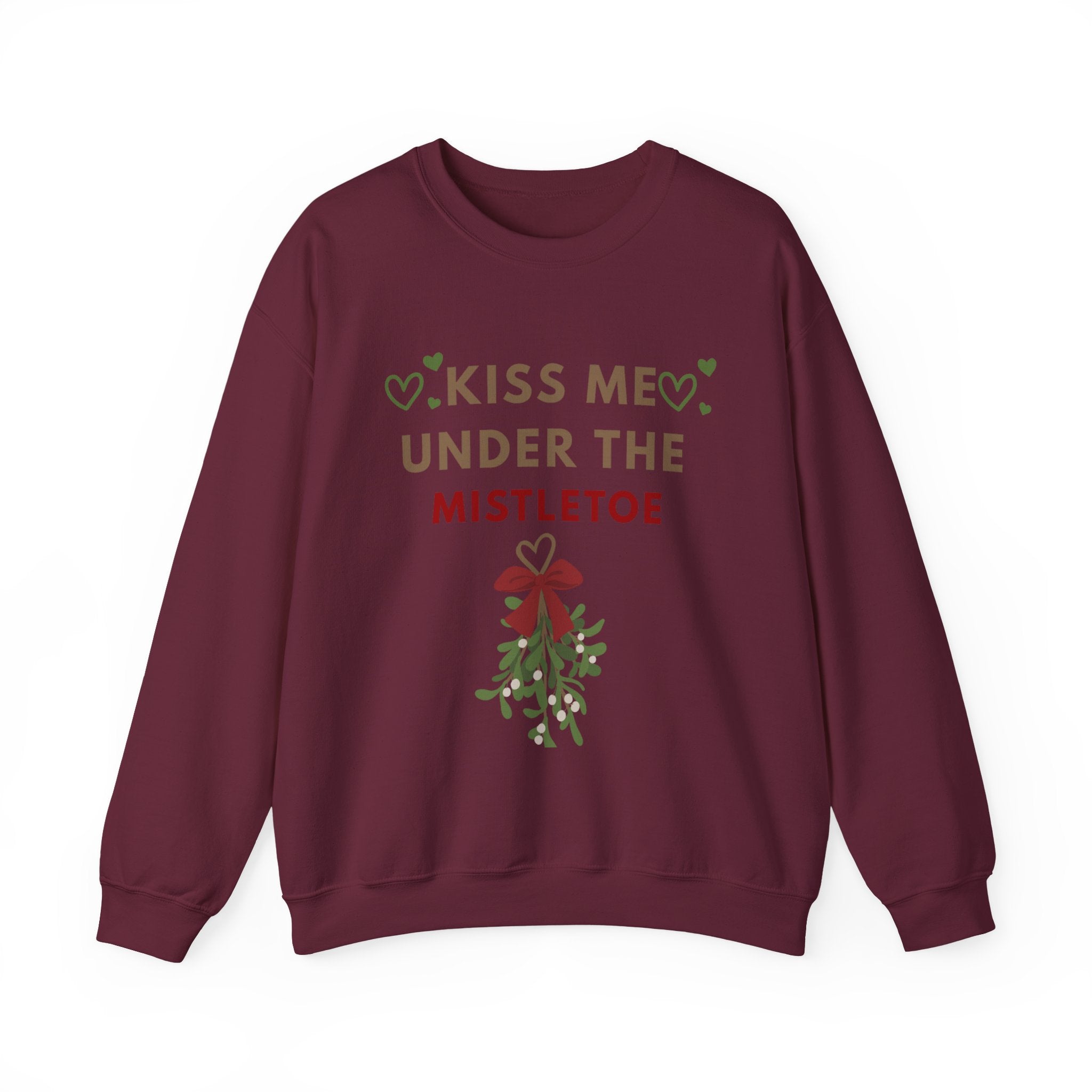 Matching Kiss Me Under The Mistletoe - Unisex Heavy Blend™ Crewneck Sweatshirt