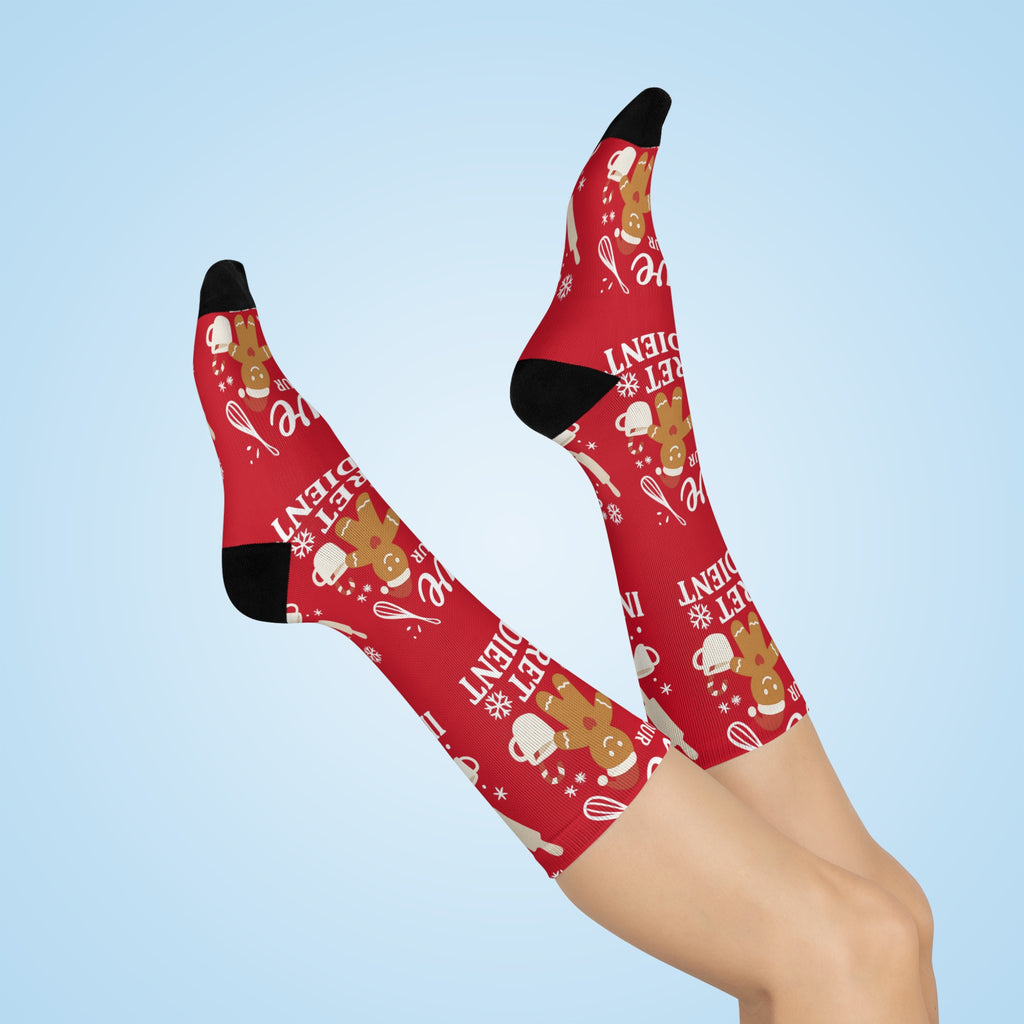 Matching Love is Our Secret Ingredient - Cushioned Crew Socks