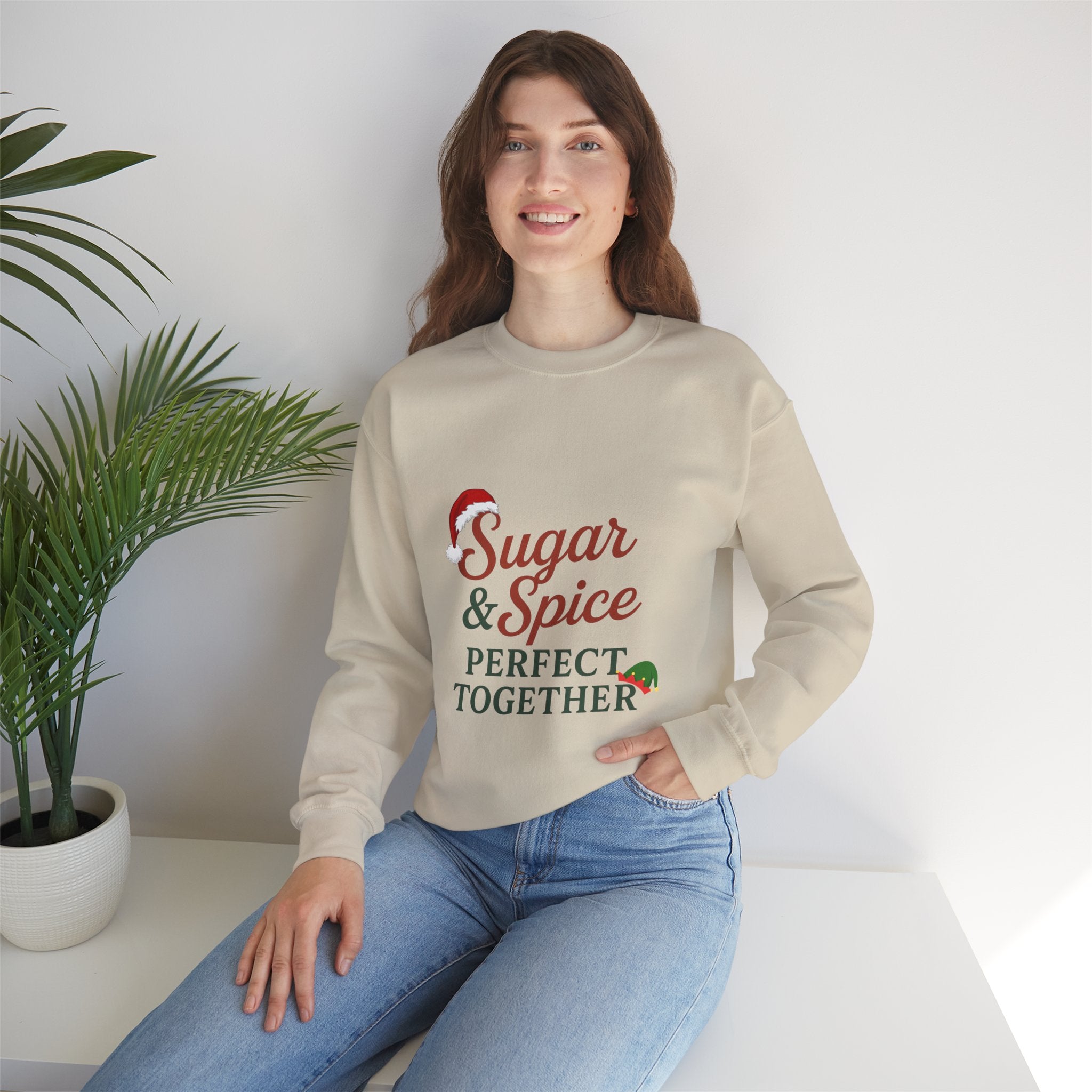 Matching His & Her's Sugar and Spice Perfect Together - Crewneck Sweatshirt