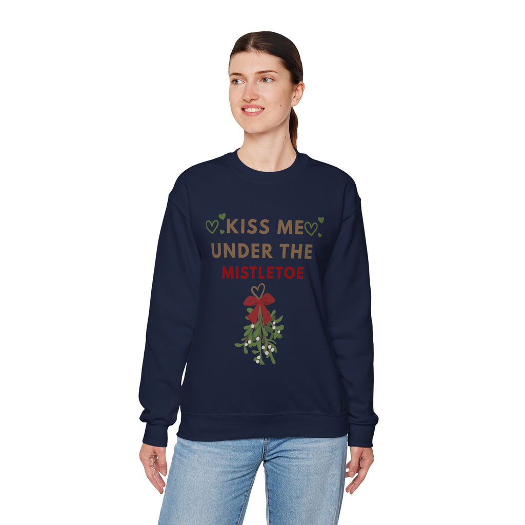 Matching Kiss Me Under The Mistletoe - Unisex Heavy Blend™ Crewneck Sweatshirt