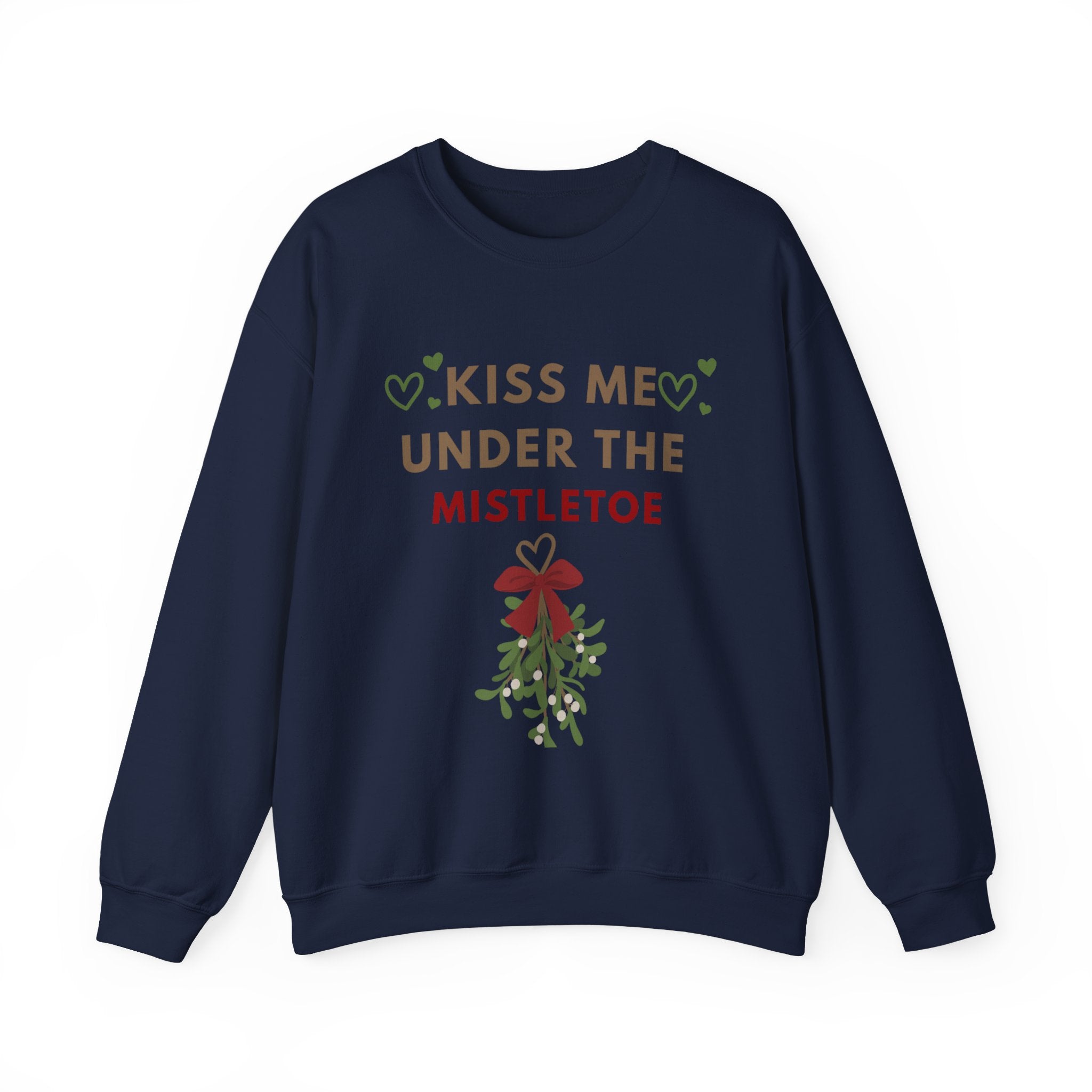 Matching Kiss Me Under The Mistletoe - Unisex Heavy Blend™ Crewneck Sweatshirt