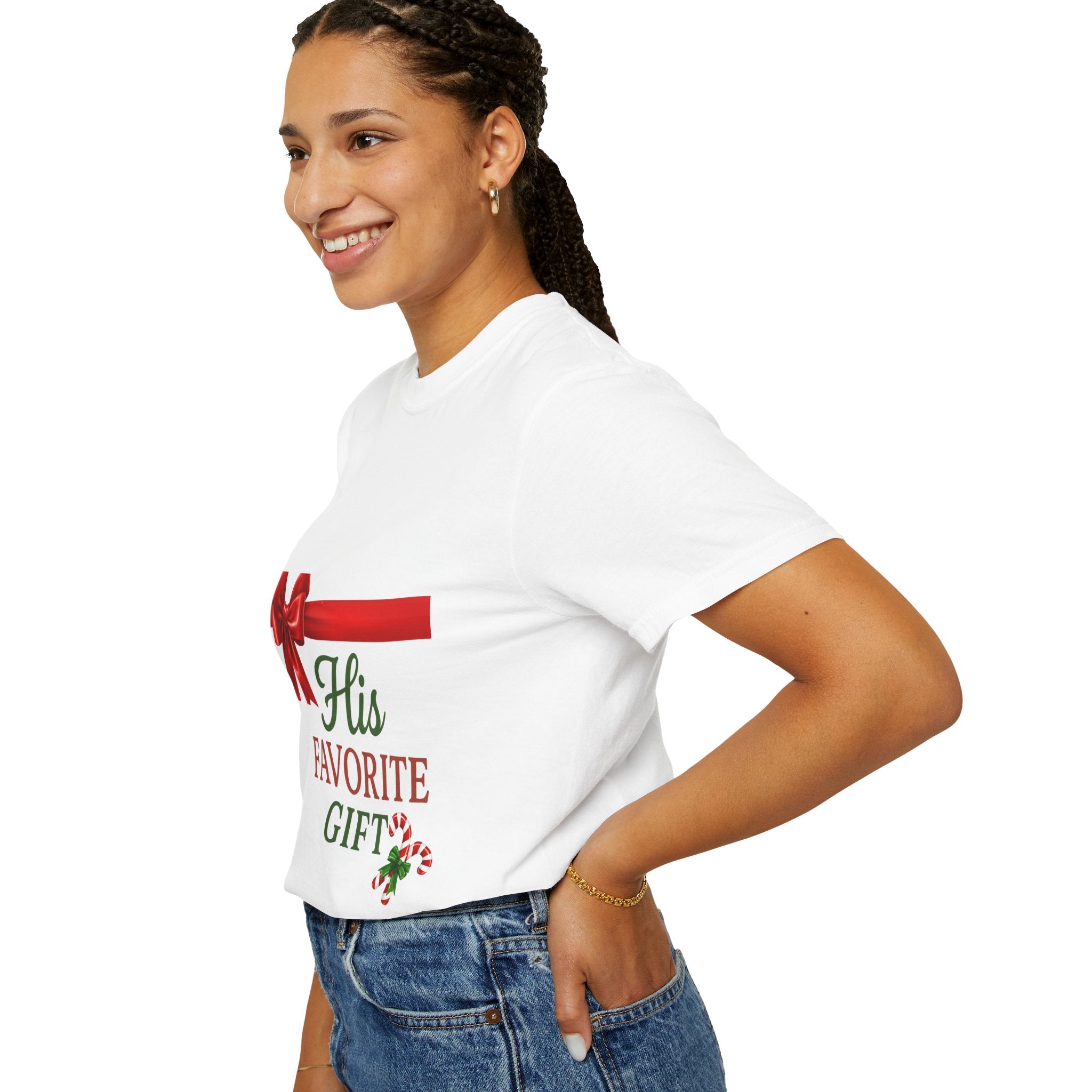 His Favorite Gift - Unisex Garment-Dyed T-shirt