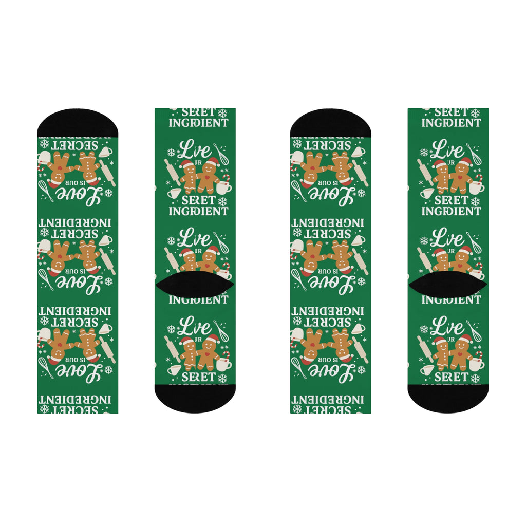 Matching Love is Our Secret Ingredient - Cushioned Crew Socks